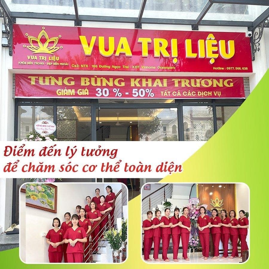 Vua Trị Liệu – Điểm đến lý tưởng, chăm sóc cơ thể toàn diện