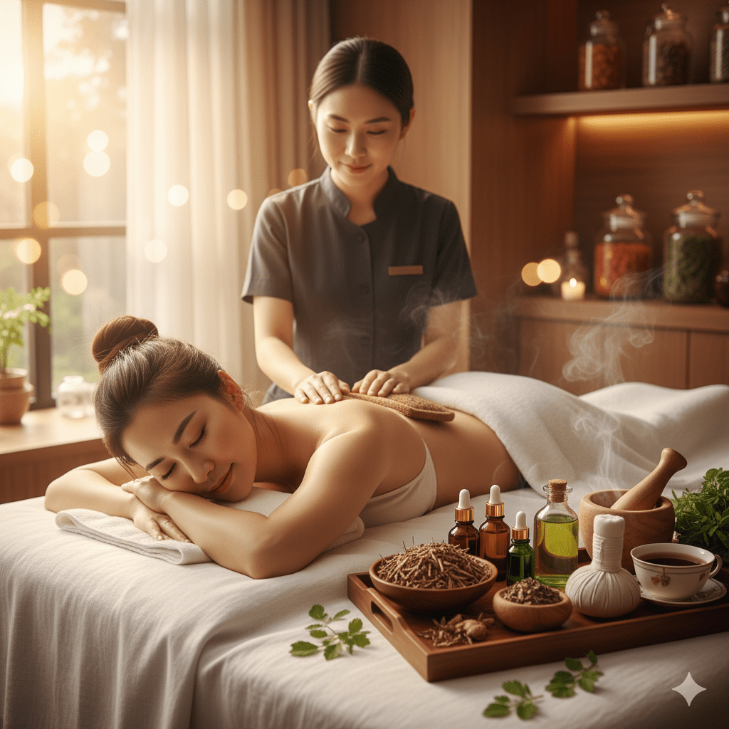 Sự kết hợp giữa yếu tố Đông y và sự chăm sóc tổng thể tại Vua Trị Liệu